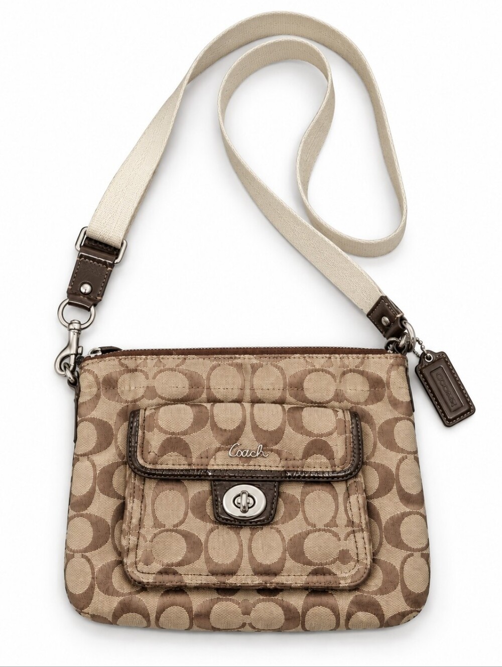 Coach Penelope Classic Khaki Crossbody Y2K Era